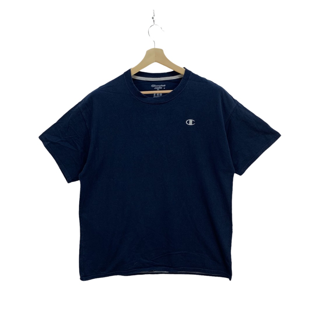 Navy blue champion shirt hotsell