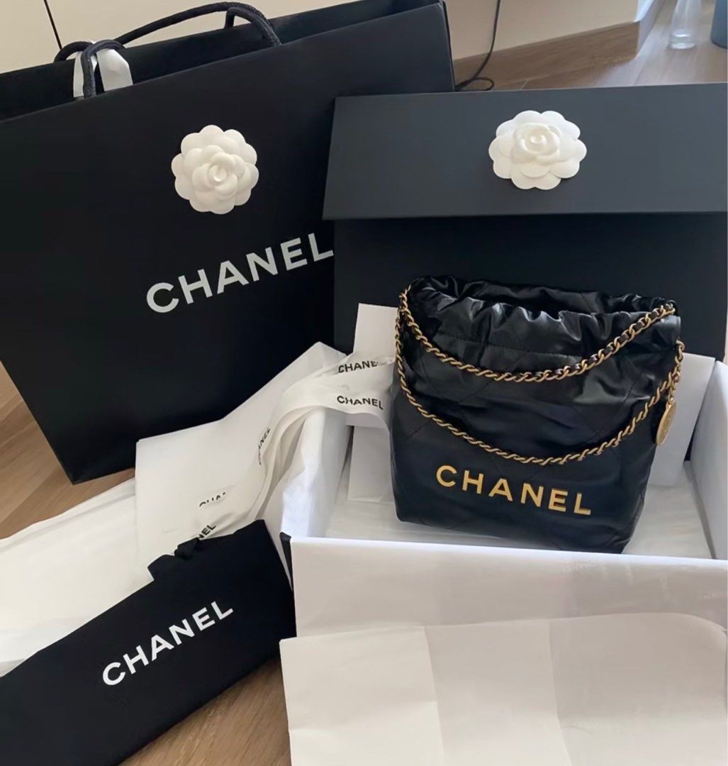 Chanel Paper Bag (Big), Luxury, Bags & Wallets on Carousell