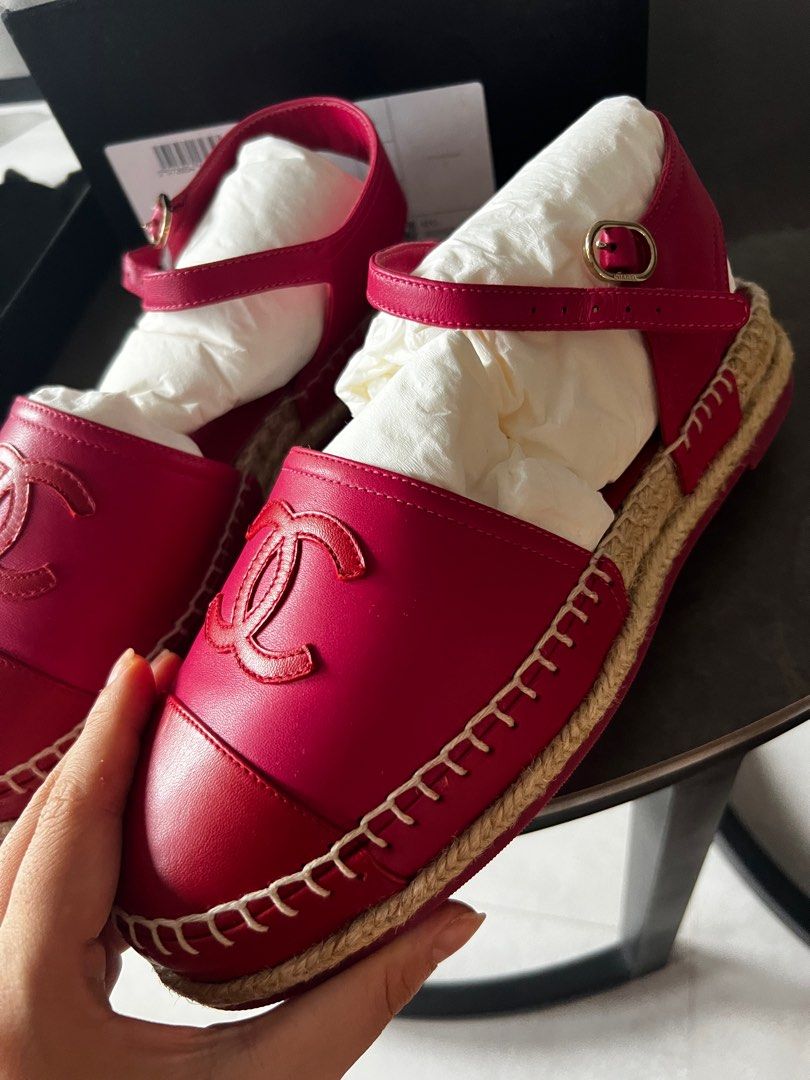 Chanel espadrilles sandals sales