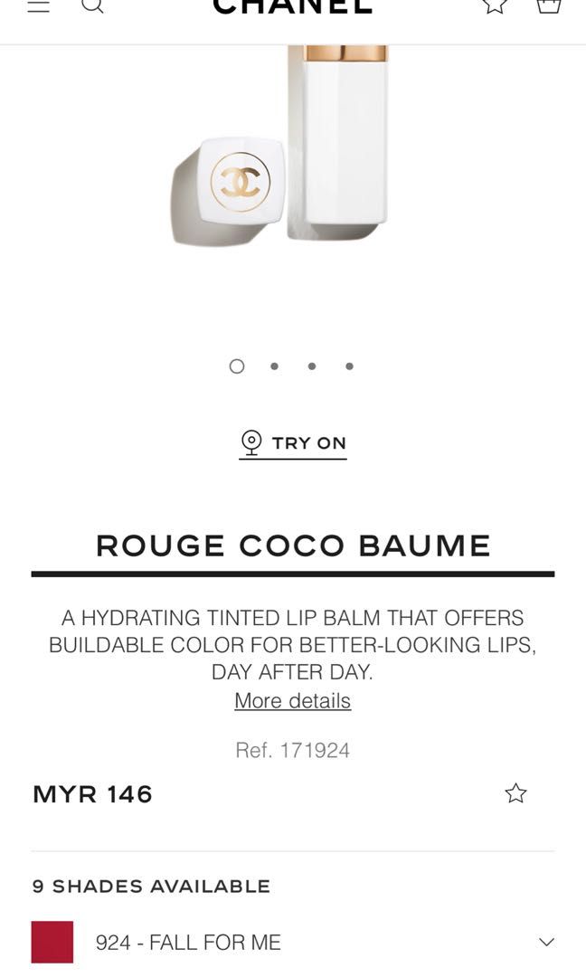 CHANEL Hydrating Tinted Lip Balm That Offers Buildable Colour For