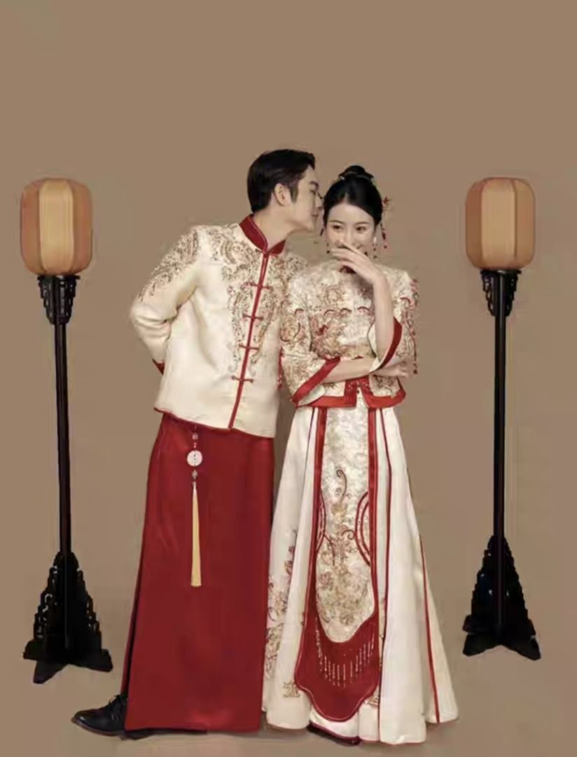 Traditional chinese clothing top male and female