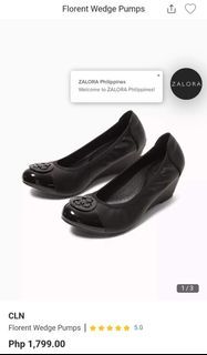 CLN FLORENT WEDGE PUMPS (used once, graduation)
