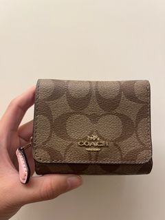 coach三折短夾