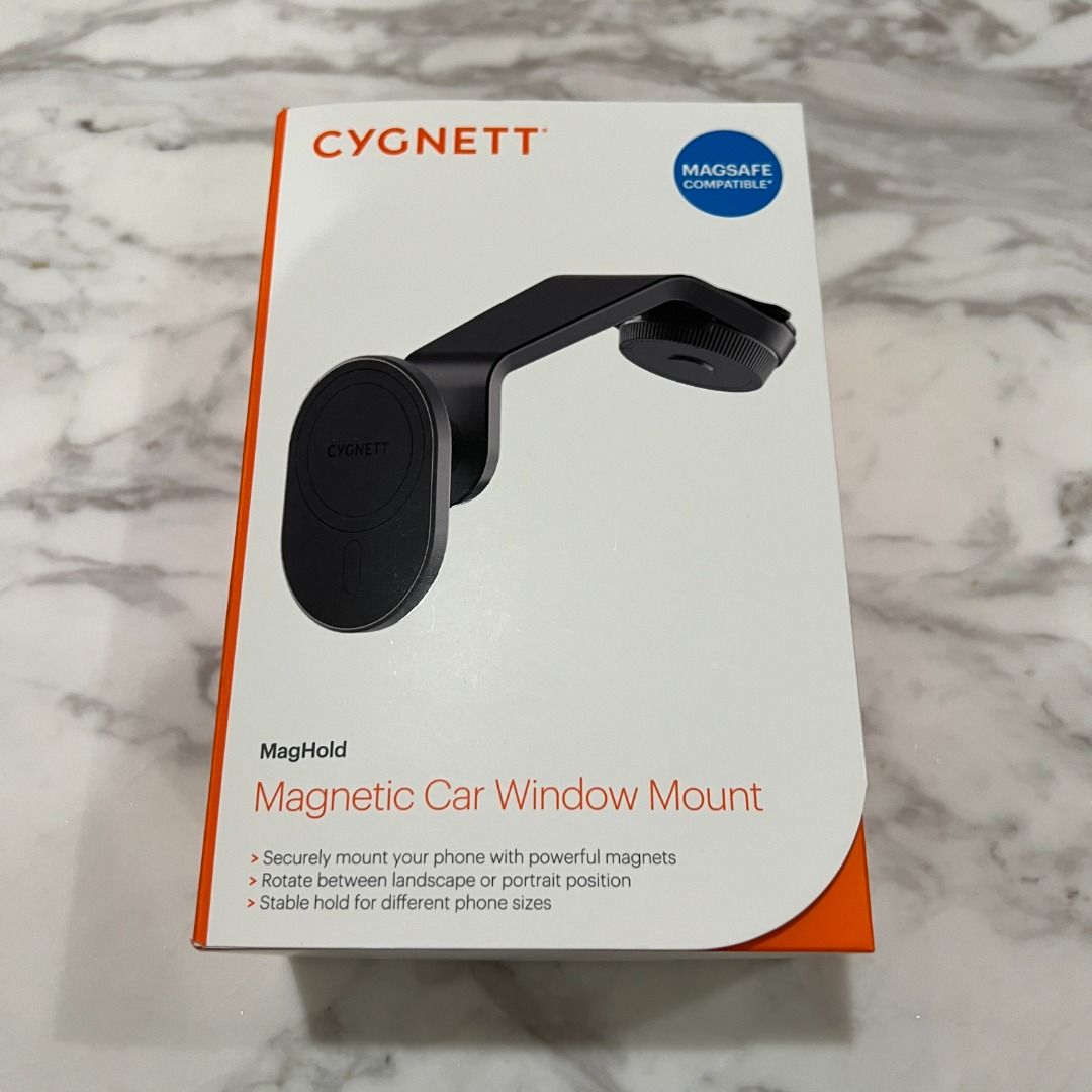 CYGNETT Magsafe Magnetic Car Window Mount for iPhone and other phones ...
