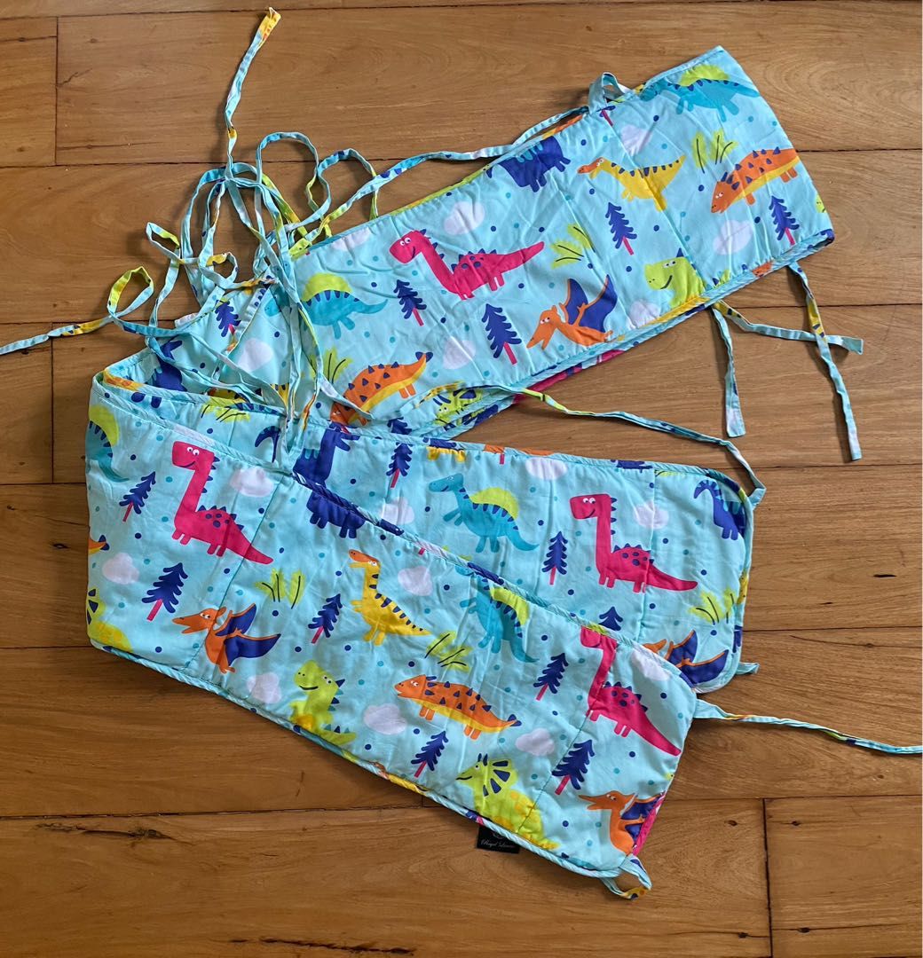 Dinosaur Crib Bumper on Carousell