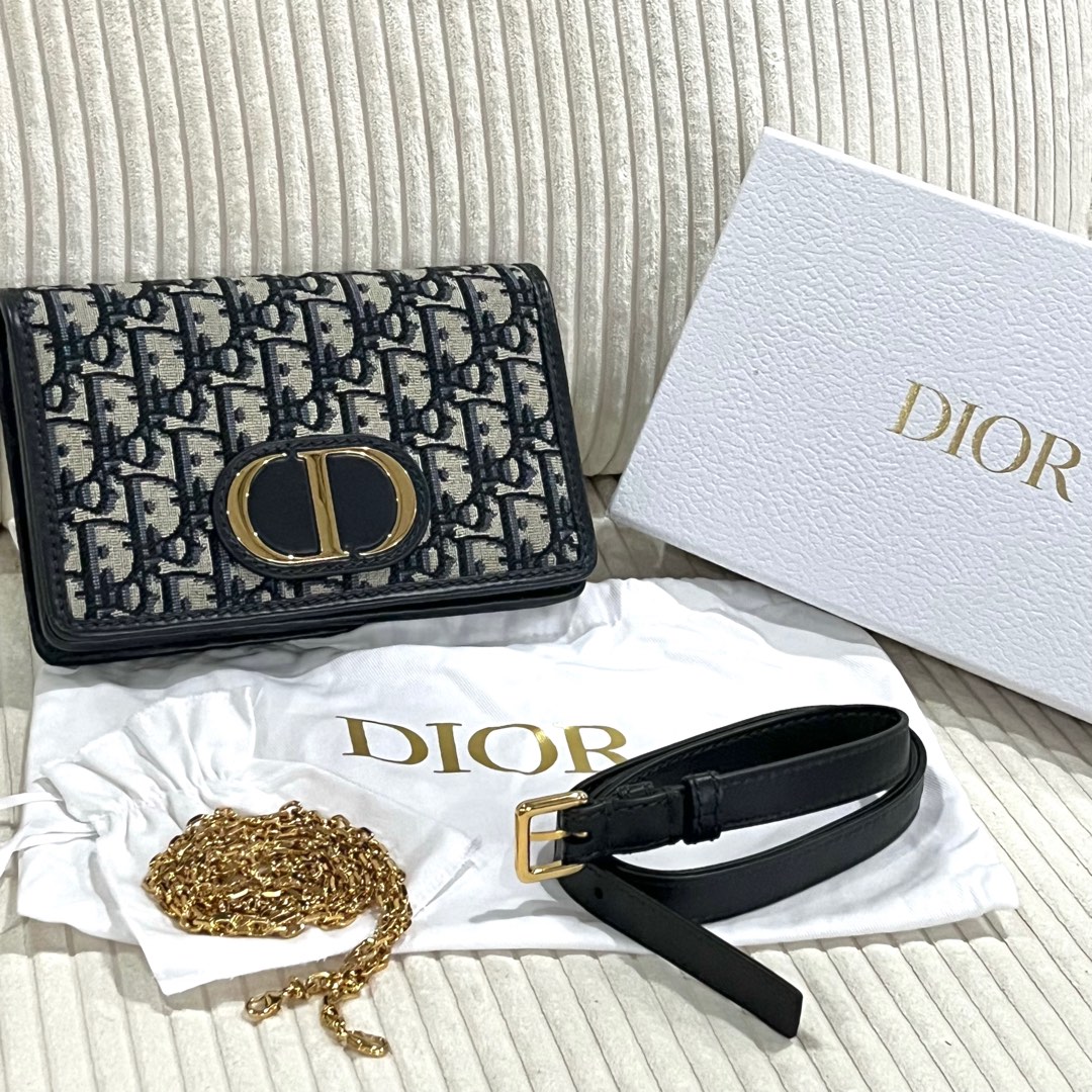 DIOR 2-in-1 Oblique 30 Montaigne Pouch Sling Bag 100% AUTHENTIC+BRAND NEW!