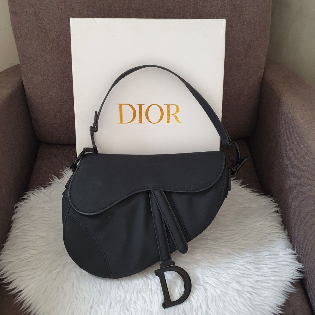 Dior - Saddle Bag - Black - Pre-Loved