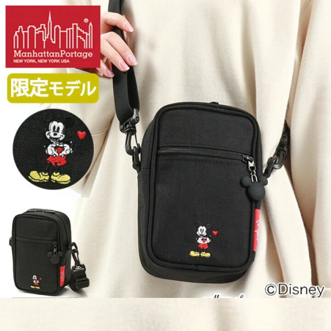 🇯🇵日本代購Disney ManhattanPortage Mickey mouse shoulder bag 米奇