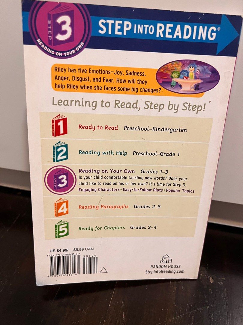 Inside Out Storybook Disney Inside Out storybook, Hobbies & Toys, Books & Magazines ...