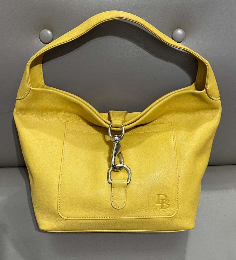 Dooney and bourke mustard bag on sale