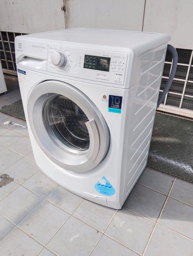 ELECTROLUX INVERTER FRONT load washing machine 8 kg, TV & Home