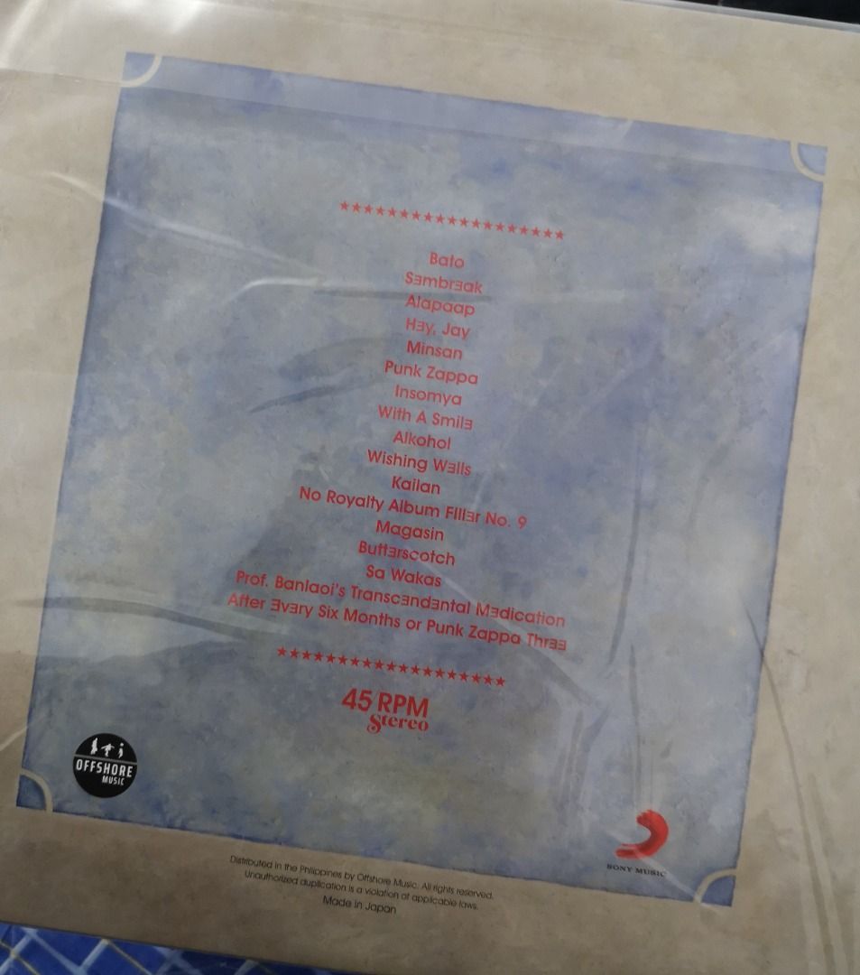 Eraserheads' Circus Limited Edition Vinyl, Hobbies & Toys, Music