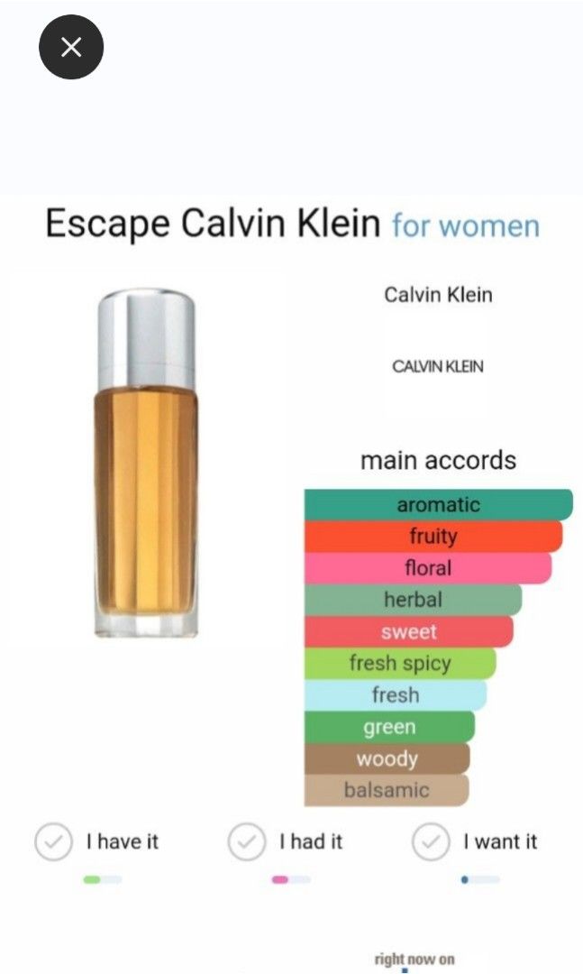 Calvin Klein Escape Mujer 100 Ml Escape Ck 100ml Escape For