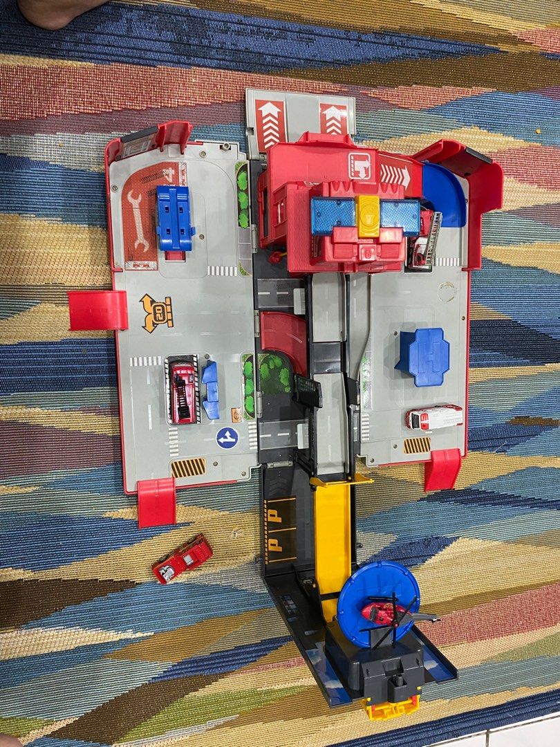 Fastlane 2 in 1 Fire City Playset, Hobbies & Toys, Toys & Games on