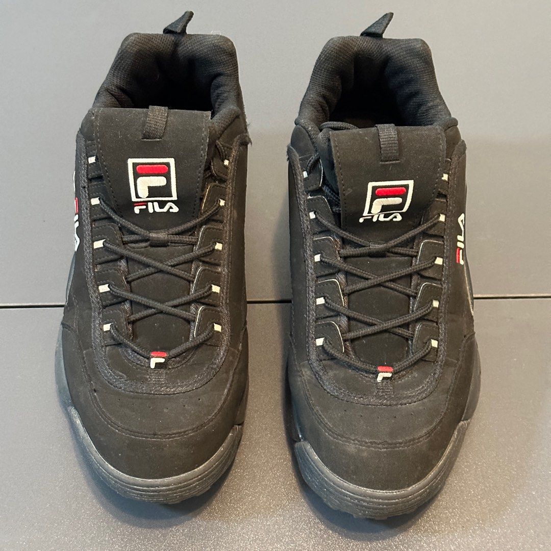 Fila disruptor black size 5 top