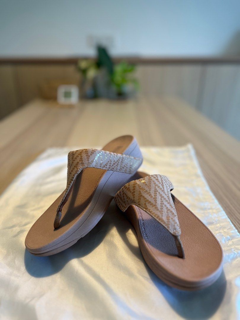FitFlop LULU Women s Glitter Toe Post Sandals Original Women s