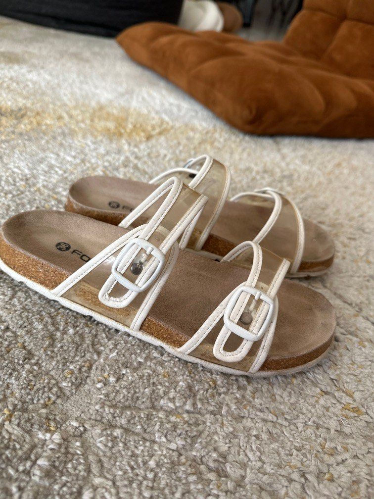 Fox Kid Girl Clear Strappy Slides Babies Kids Babies Kids