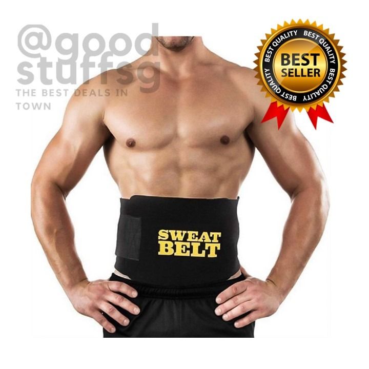FREE 🚚] Sweat Waist Trimmer Belt Wrap Stomach Slimming Fat Burn Weight Loss  Body Shaper, Health & Nutrition, Braces, Support & Protection on Carousell
