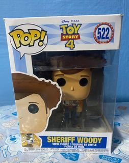 Funko Pop! Toy Story 4 Sheriff Woody #522 & Buzz Lightyear #523 Set of 2