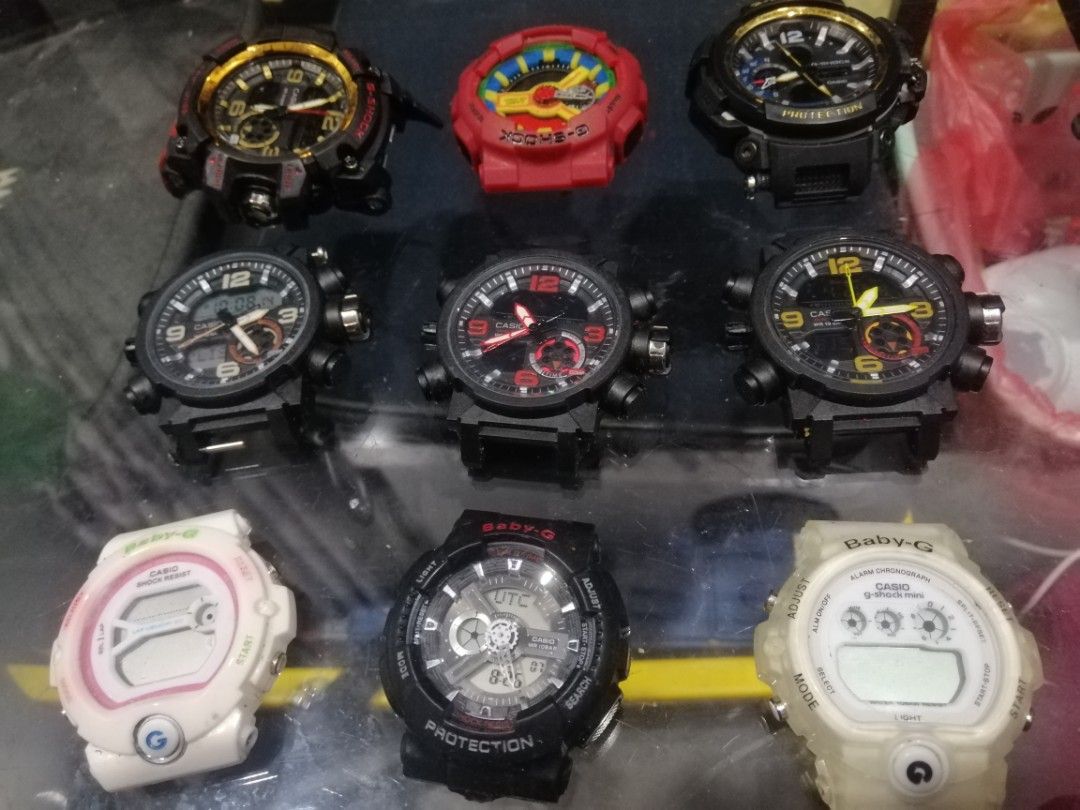 Tukar bateri top jam g shock
