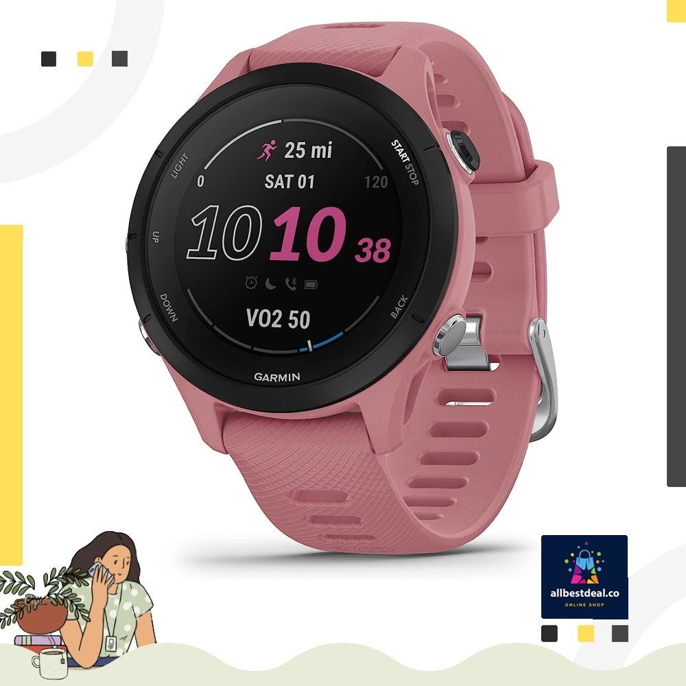 Garmin Forerunner 255s Light Pink Mobile Phones Gadgets
