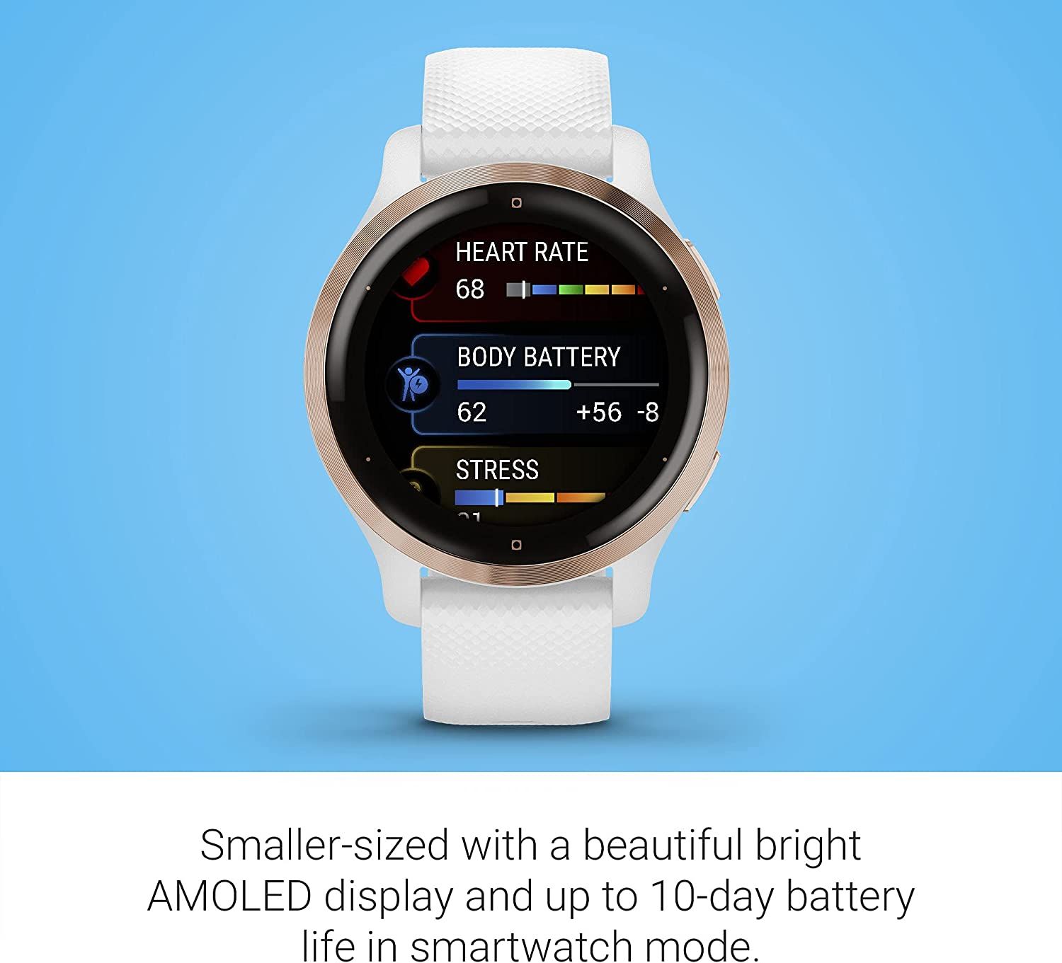 White gold smartwatch on sale