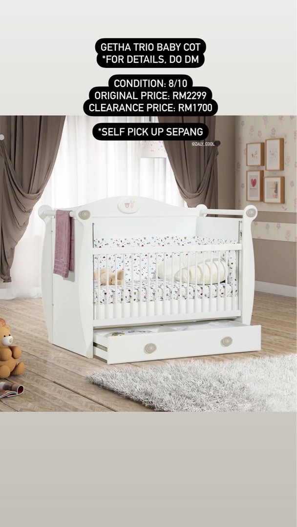 Getha baby cot store