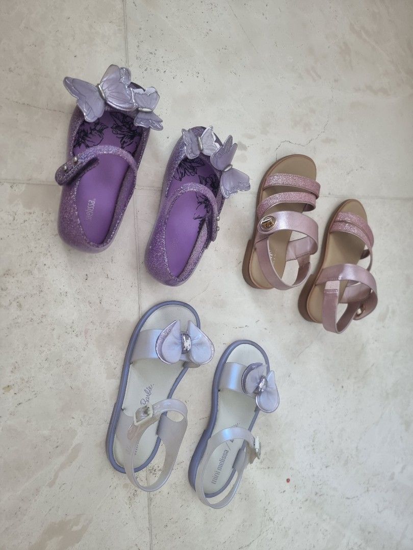 Purple little hotsell girl shoes