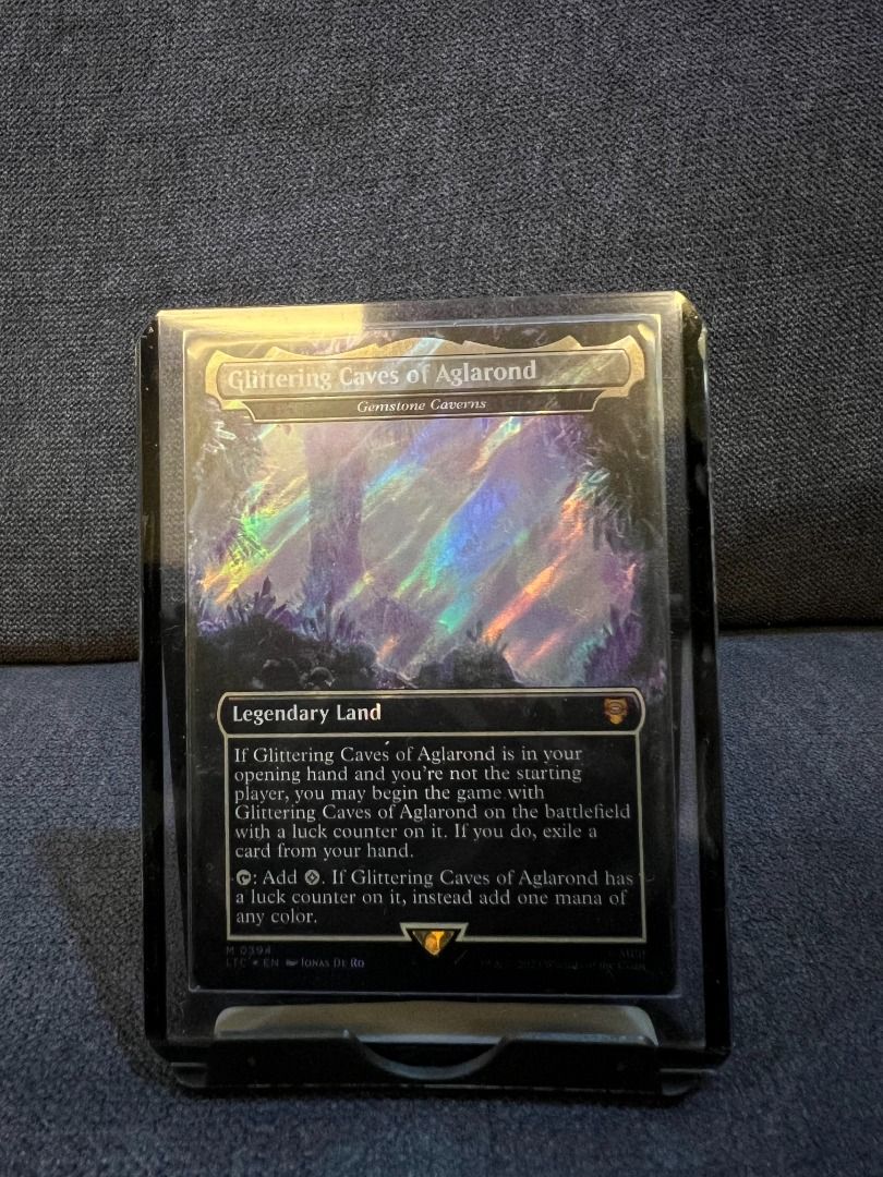 Glittering Caves of Aglarond (Gemstone Caverns) Surge foil MTG LTR 394