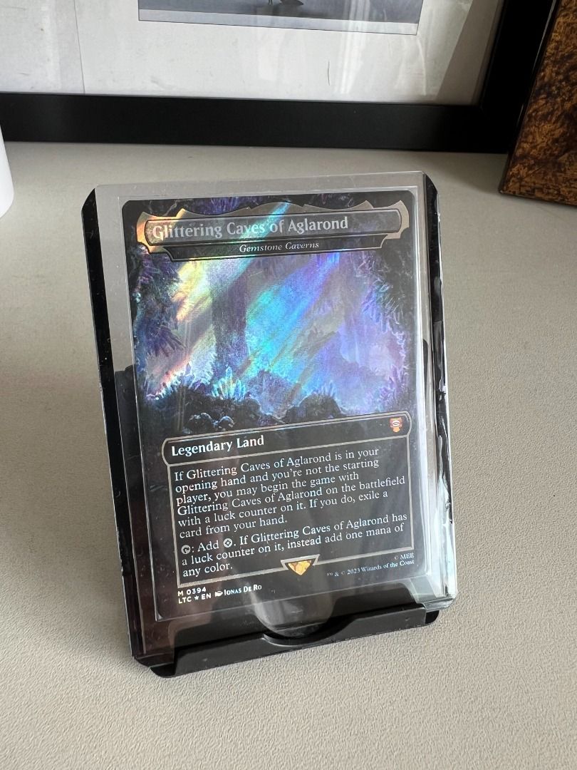 Glittering Caves of Aglarond (Gemstone Caverns) Surge foil MTG LTR 394