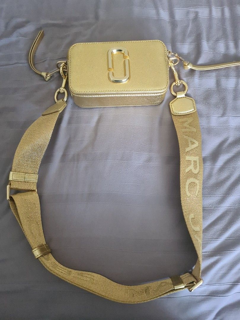 Gold marc jacobs bag cheap