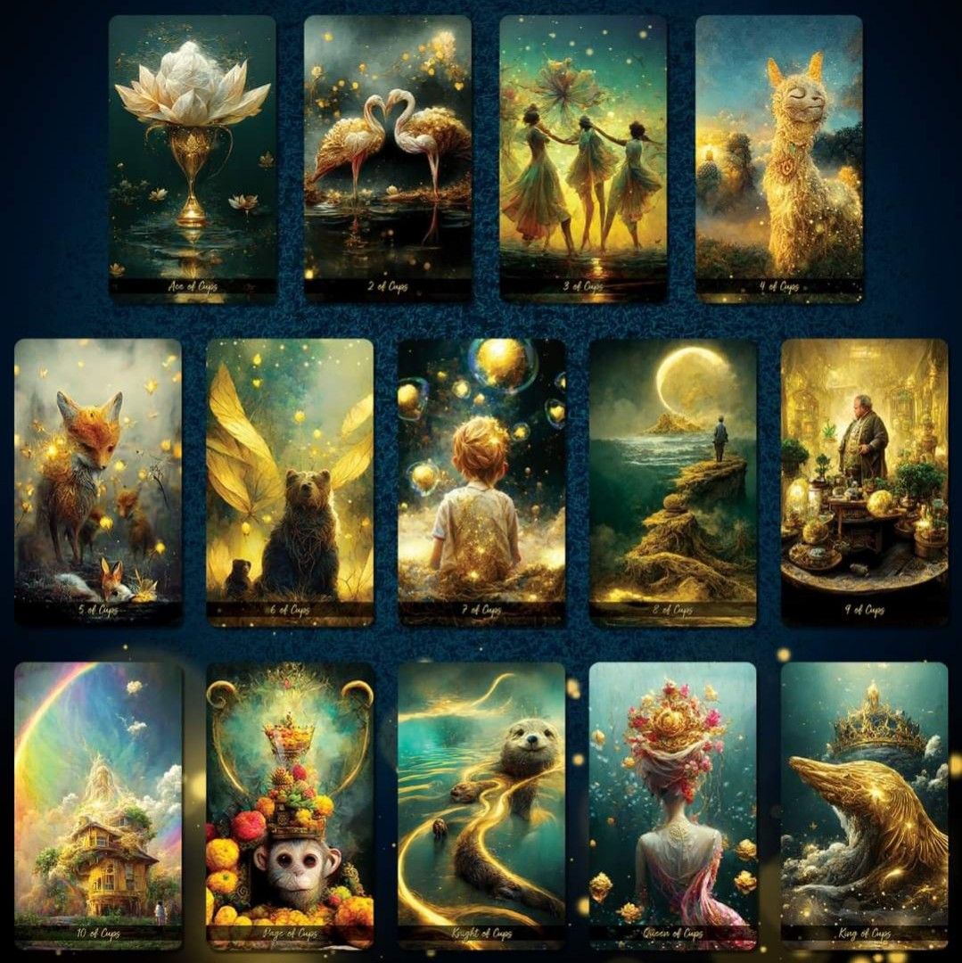 限時訂購][包郵]🇹🇭Golden Journey Tarot Cards (Luxury Edition) AI