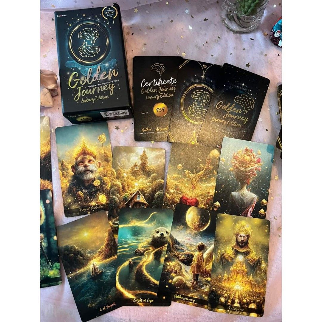 限時訂購][包郵]🇹🇭Golden Journey Tarot Cards (Luxury Edition) AI