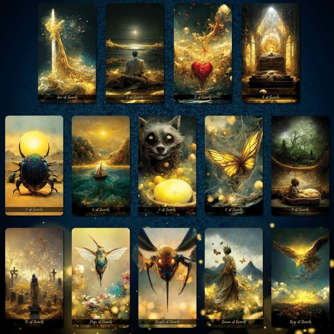限時訂購][包郵]🇹🇭Golden Journey Tarot Cards (Luxury Edition) AI