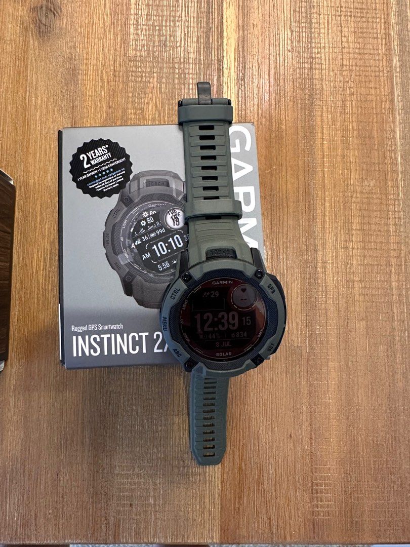 Good condition Garmin Instinct 2X Moss Green