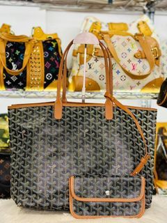 Goyard Saint Louis Junior Tote Hand Bag PVC Canvas Leather White From  Japan, Women's Fashion, Bags & Wallets, Backpacks on Carousell