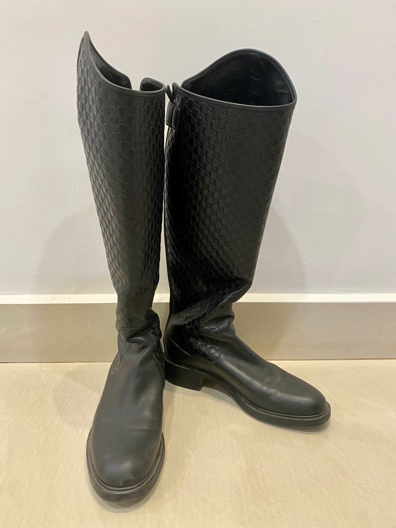 Gucci best sale guccissima boots
