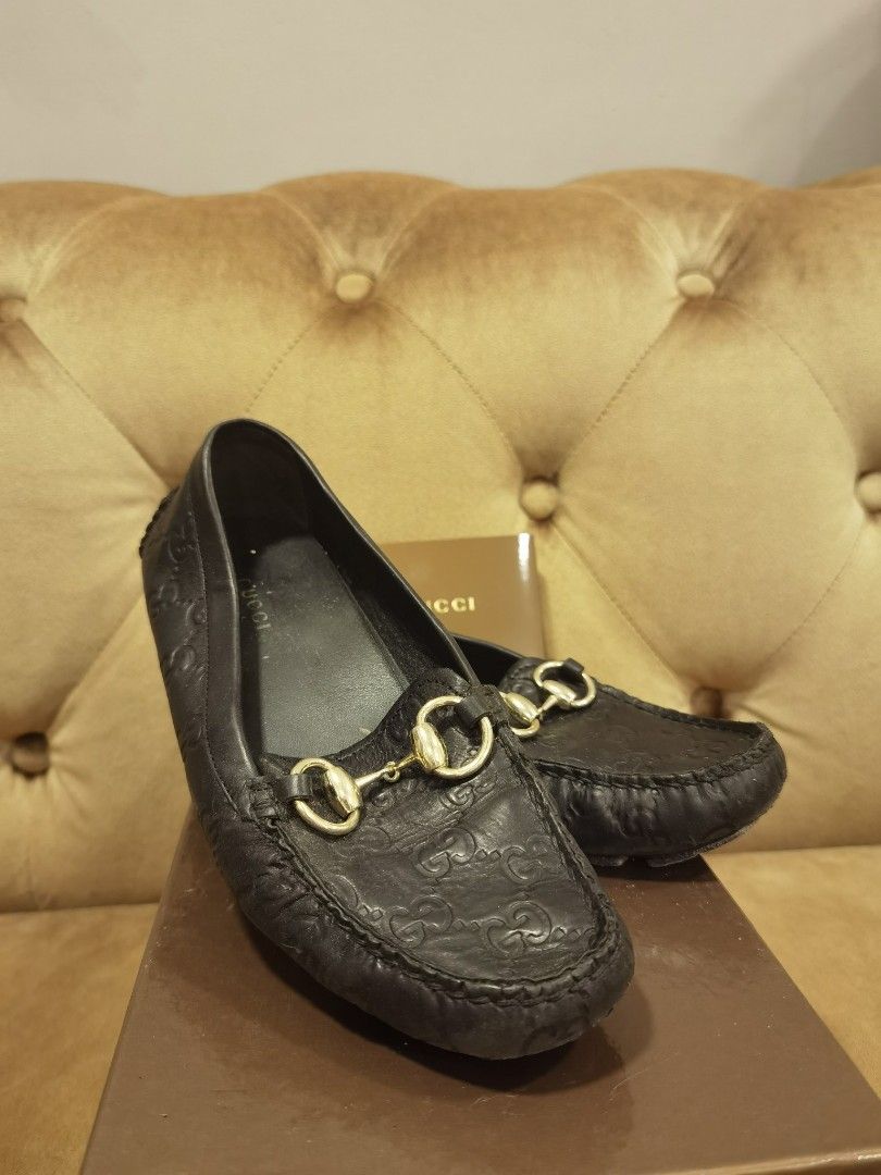Gucci Women s Horsebit Loafer Size 36 Luxury Sneakers