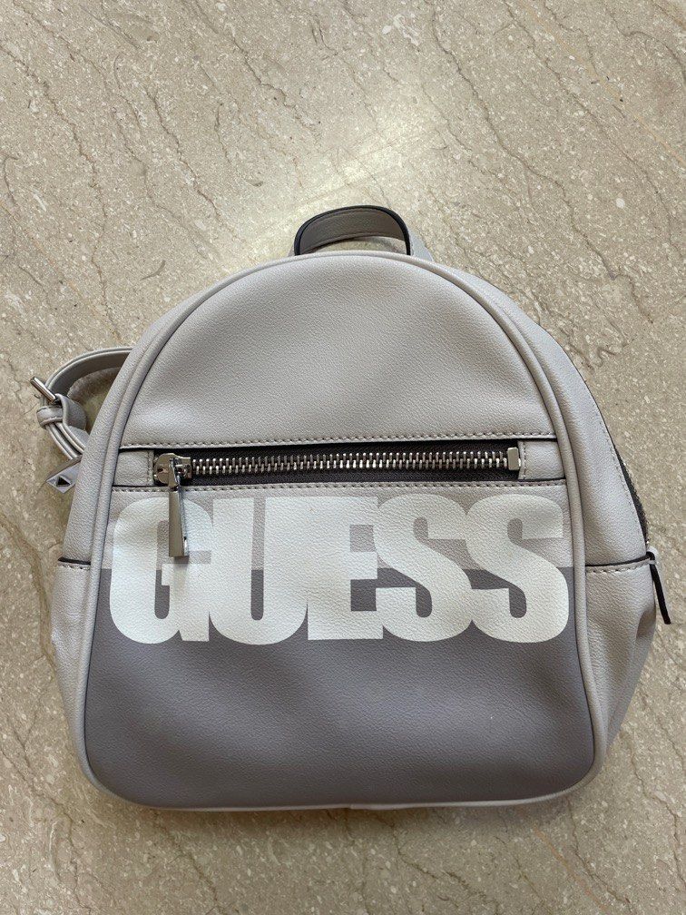 White best sale guess backpack