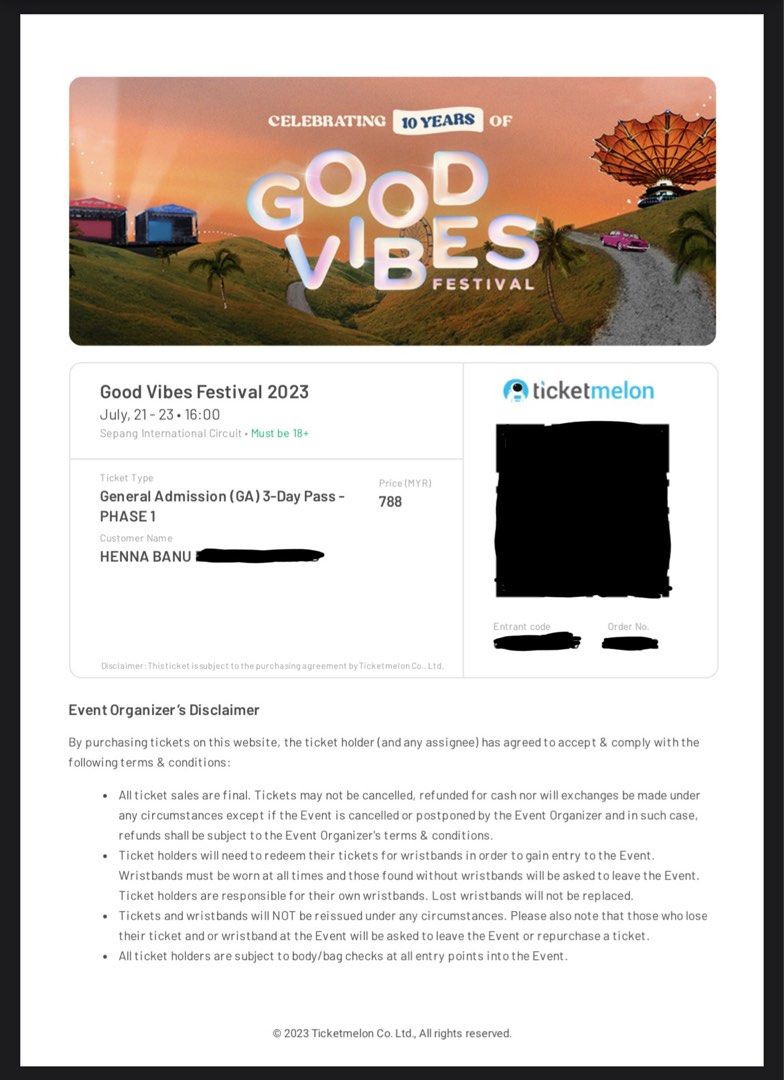 Ticketmelon - Good Vibes Festival 2023