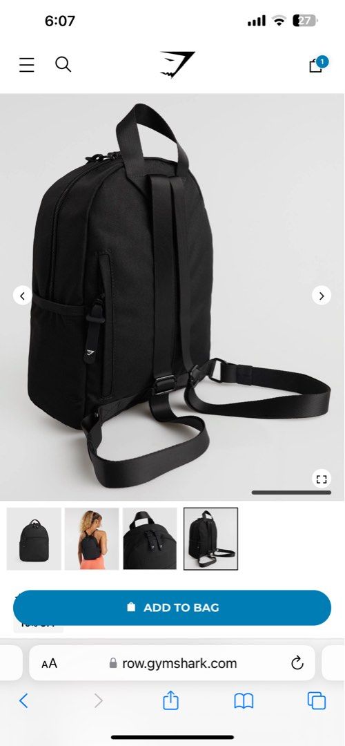 gym shark mini bagpack｜TikTok Search