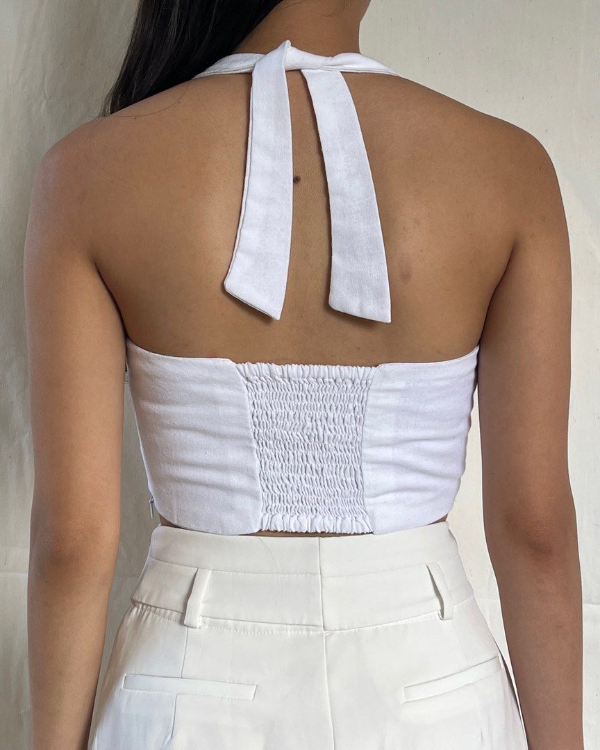 Jelly Halter - White Linen • XL