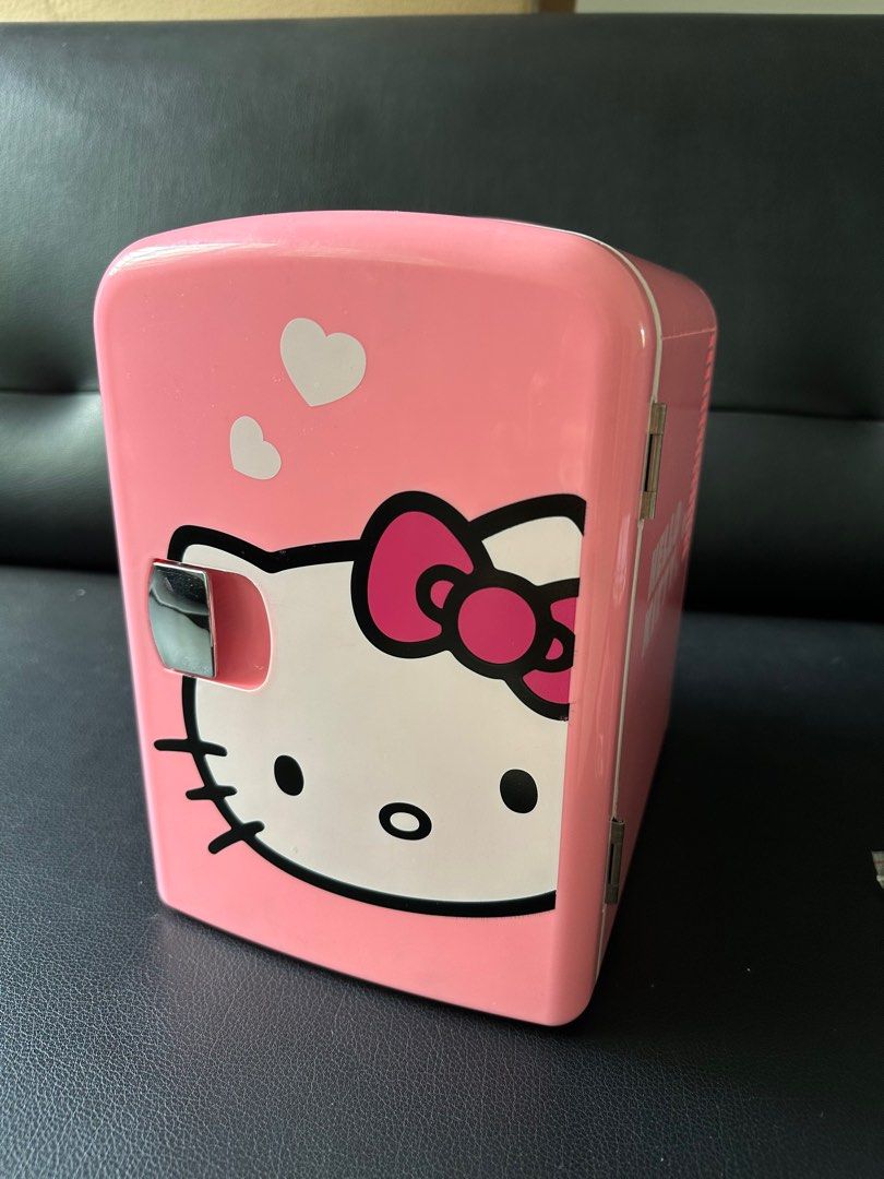 Hello Kitty Mini Fridge Storage, Furniture & Home Living, Kitchenware & Tableware, Food