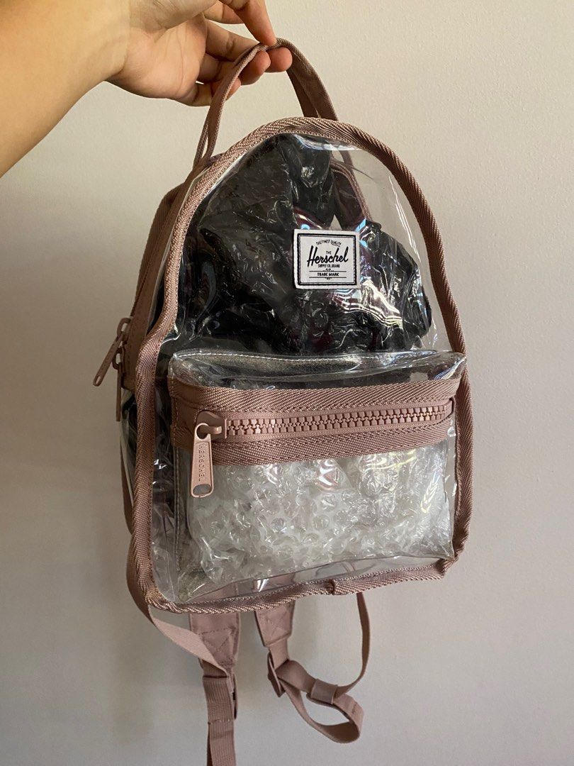 Clear backpack 2025 herschel