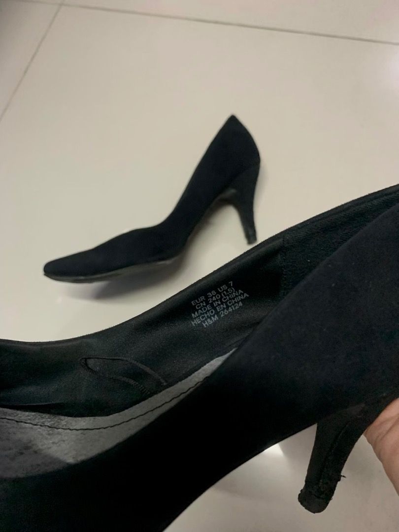 Black heels online h and m