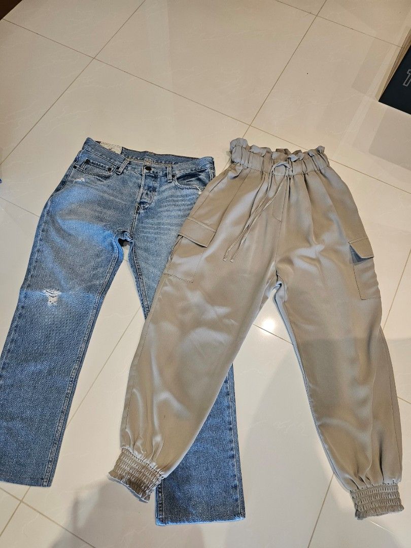 Hollister shop paperbag jeans