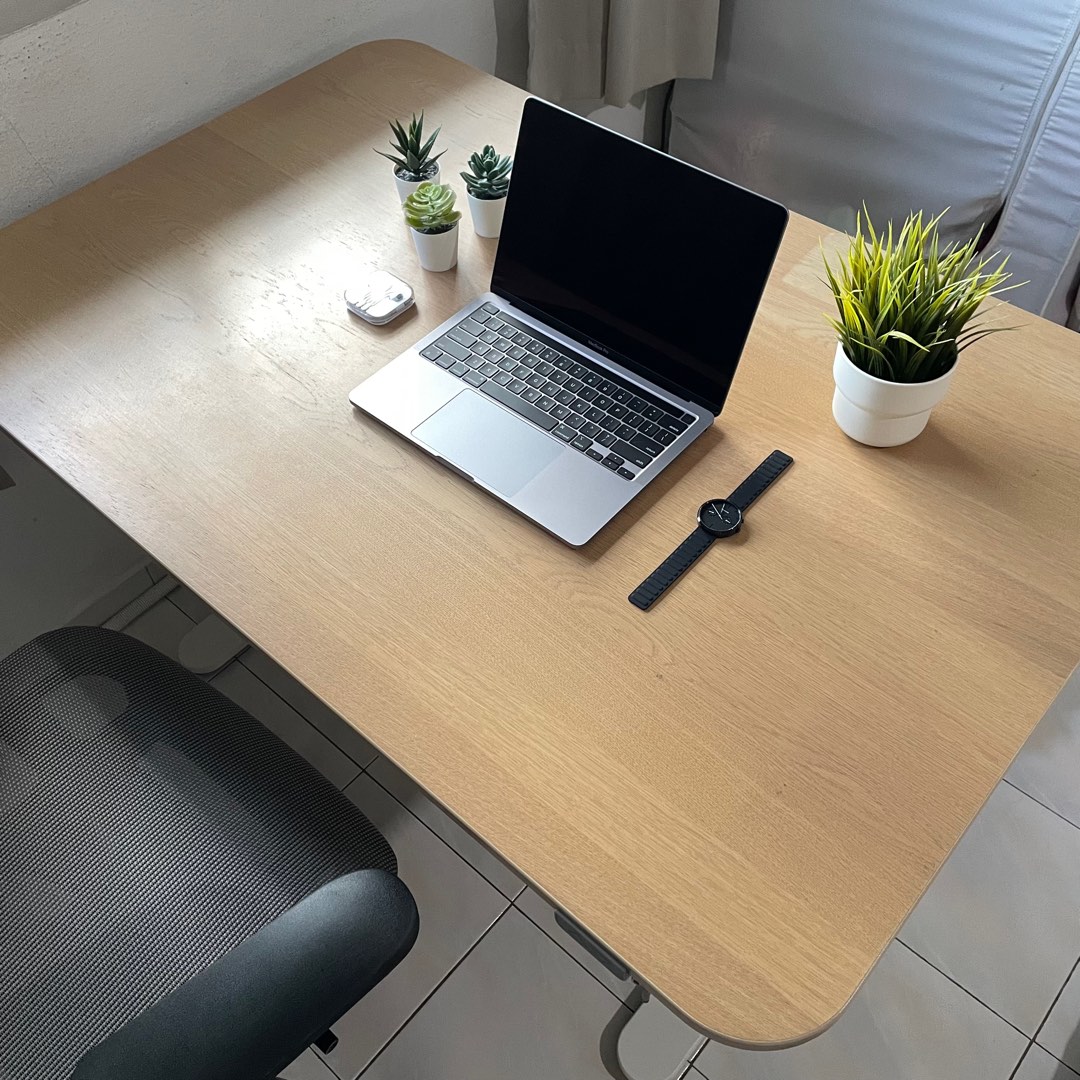 IKEA BEKANT Table Top (White Stained Oak Veneer), Furniture & Home