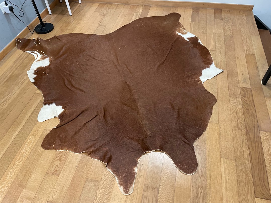 Ikea Cowhide Koldby, Furniture & Home Living, Home Decor, Carpets