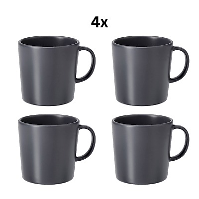 DINERA Mug, dark gray - IKEA