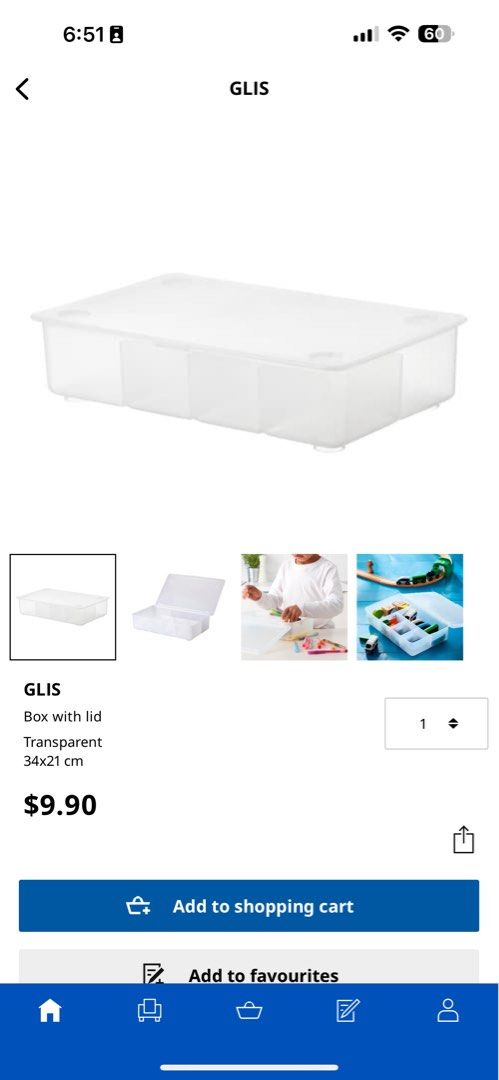 IKEA GLIS BOX